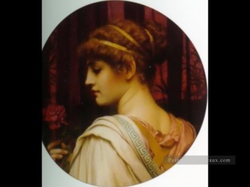  1902 Peintre - Chloris 1902 néoclassique dame John William Godward